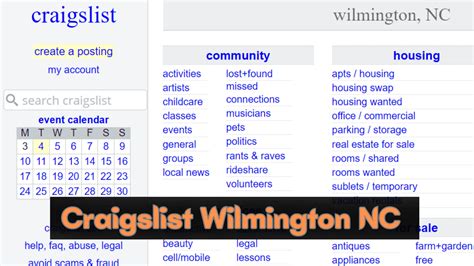 craigslist wilmington nc|craigslist wilmington nc personals.